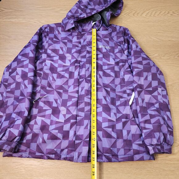 Mountain Warehouse Snow Jacket Womens 14 Winter Ski Coat Geometric Triangle - Picture 5 of 14